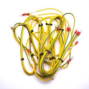 Game machine harness UL1015 #18 yellow note green 250 female hard shell multi-terminal wiring harness processing customized