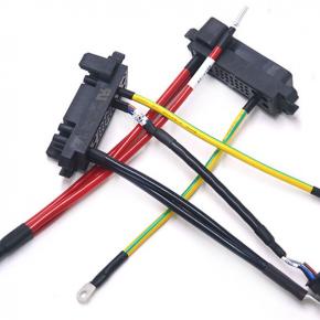 New energy high temperature collection line HY2.0-1*6P multi-head M3-OT circle terminal 3435 thermistor wire harness