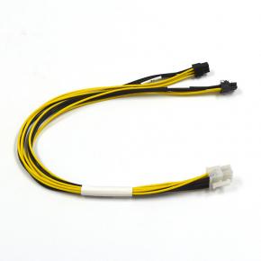 5557-2*4P double terminal connecting wire yellow and black machine internal use wire UL1007#20 Processing